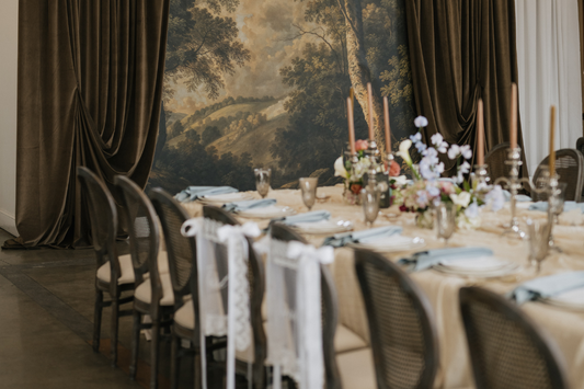 Swans, Silk & Silver: A Whimsical Wedding Inspiration Editorial at La Villa KC