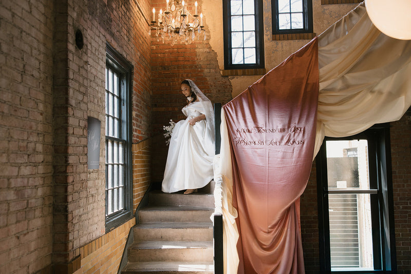 Blush, Chocolate & Espresso: A Romantic Wedding Inspiration Editorial at The Firehouse KC