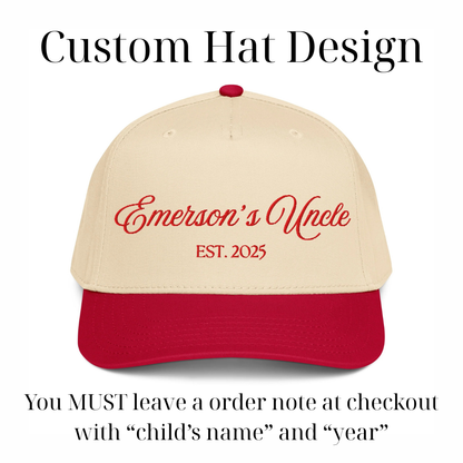 CUSTOM Uncle Canvas Hat