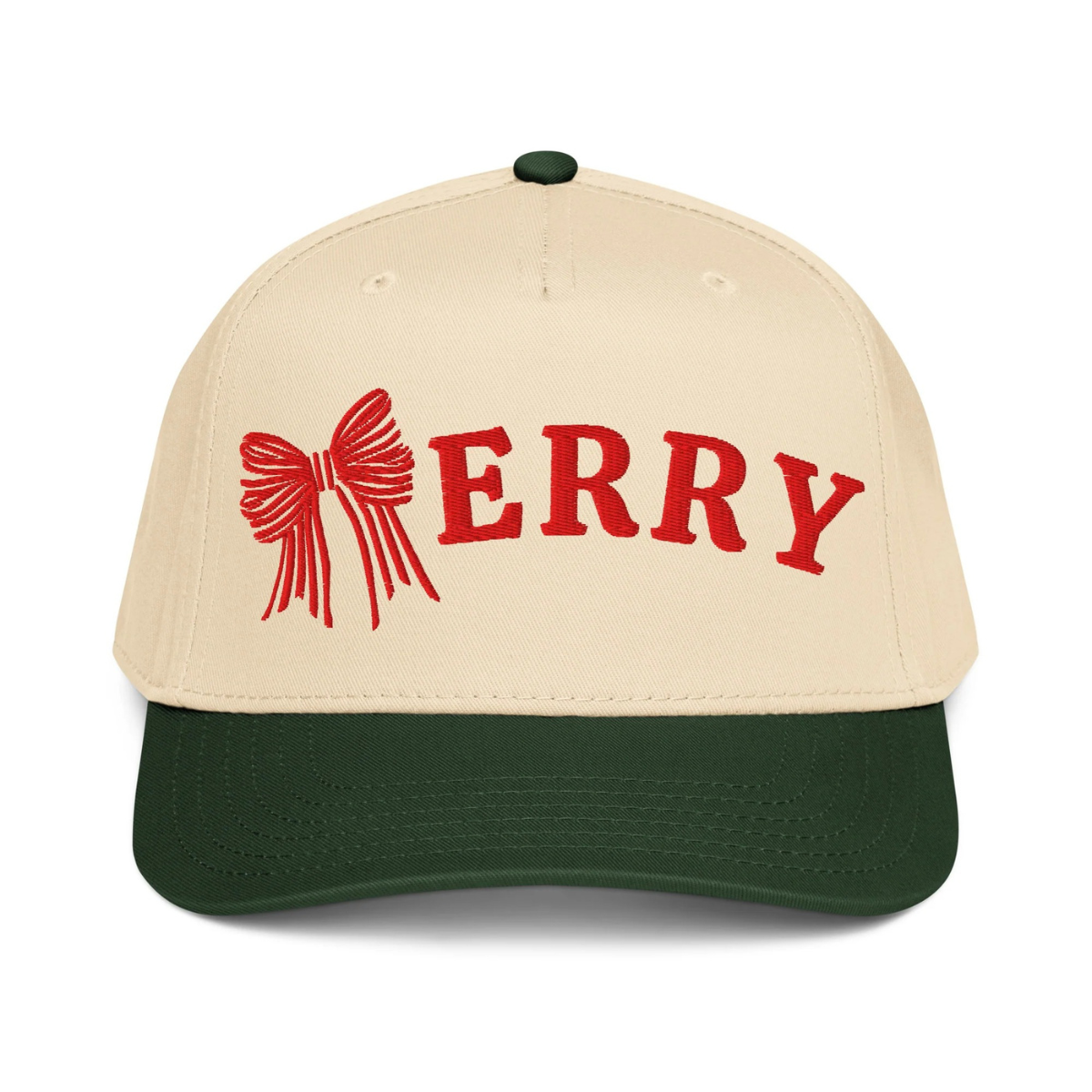 “Merry” Bow Canvas Hat