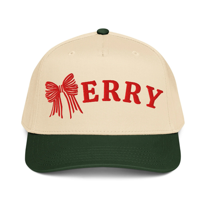 “Merry” Bow Canvas Hat