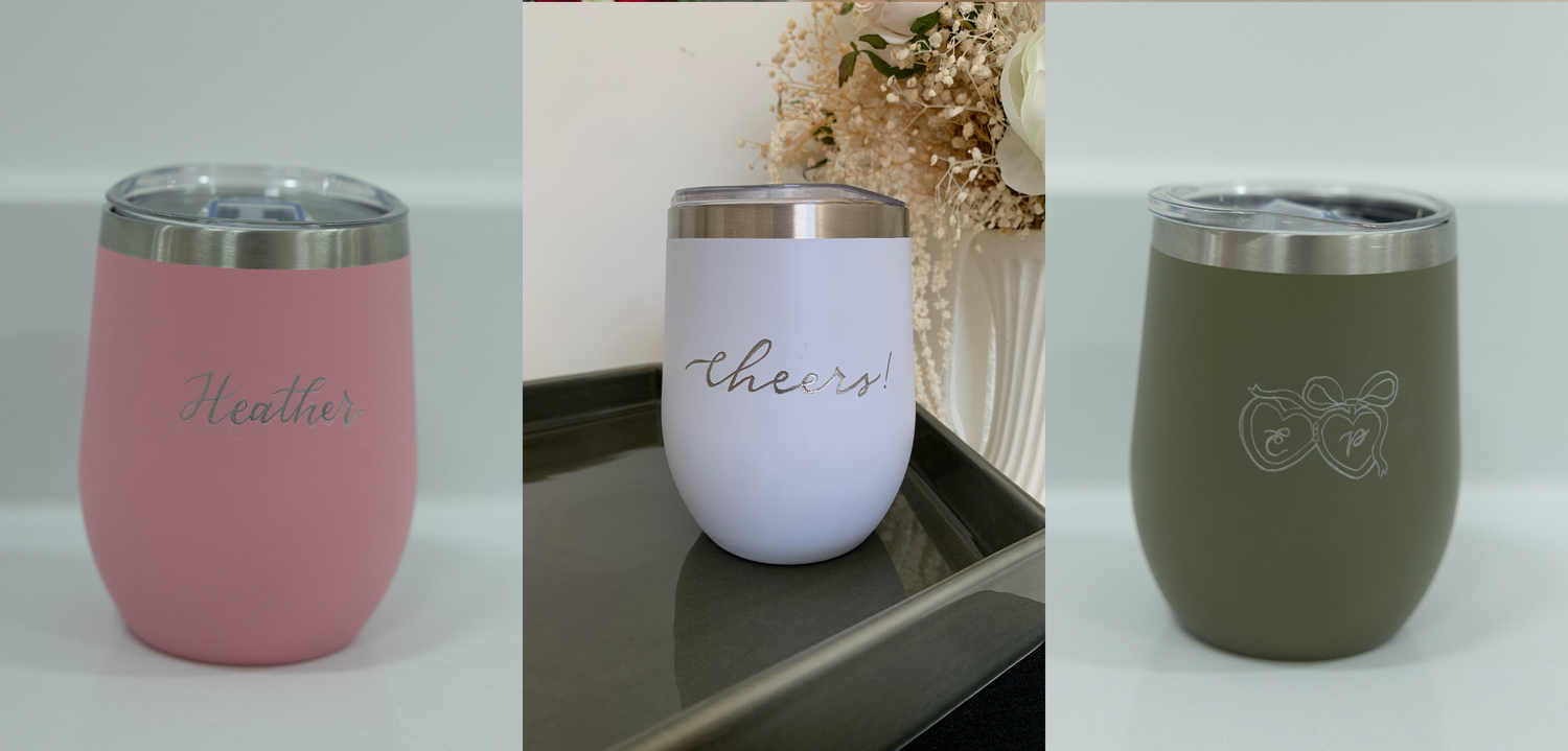 Custom engraved tumblers as keepsake gift in Kansas City