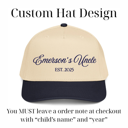 CUSTOM Uncle Canvas Hat