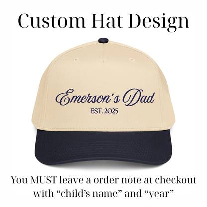 CUSTOM Dad Canvas Hat