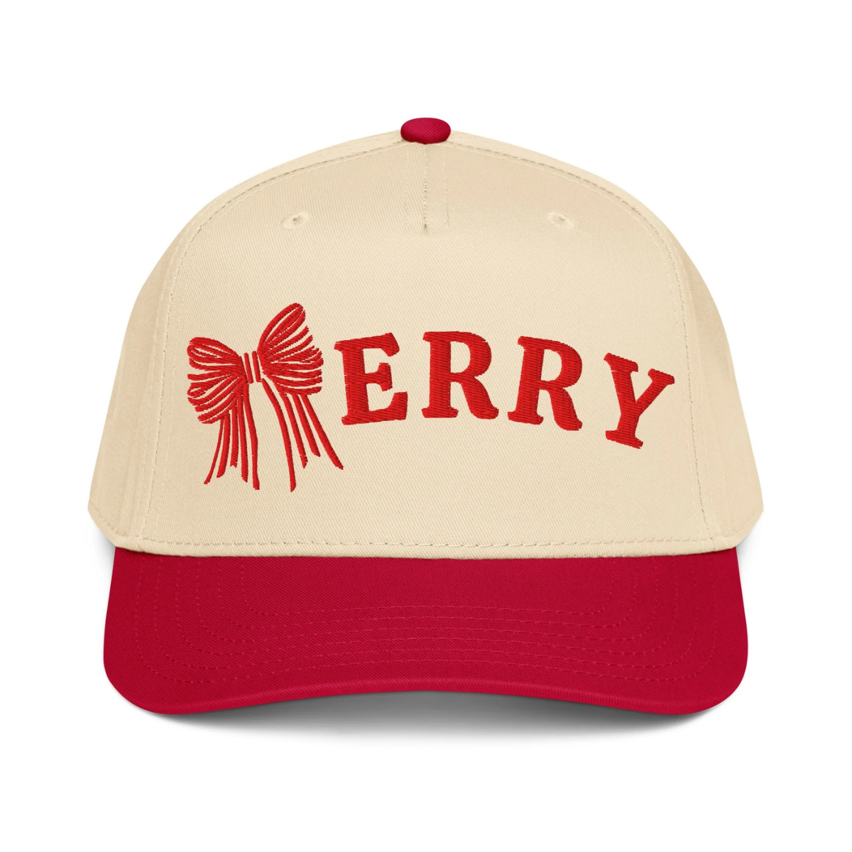 “Merry” Bow Canvas Hat