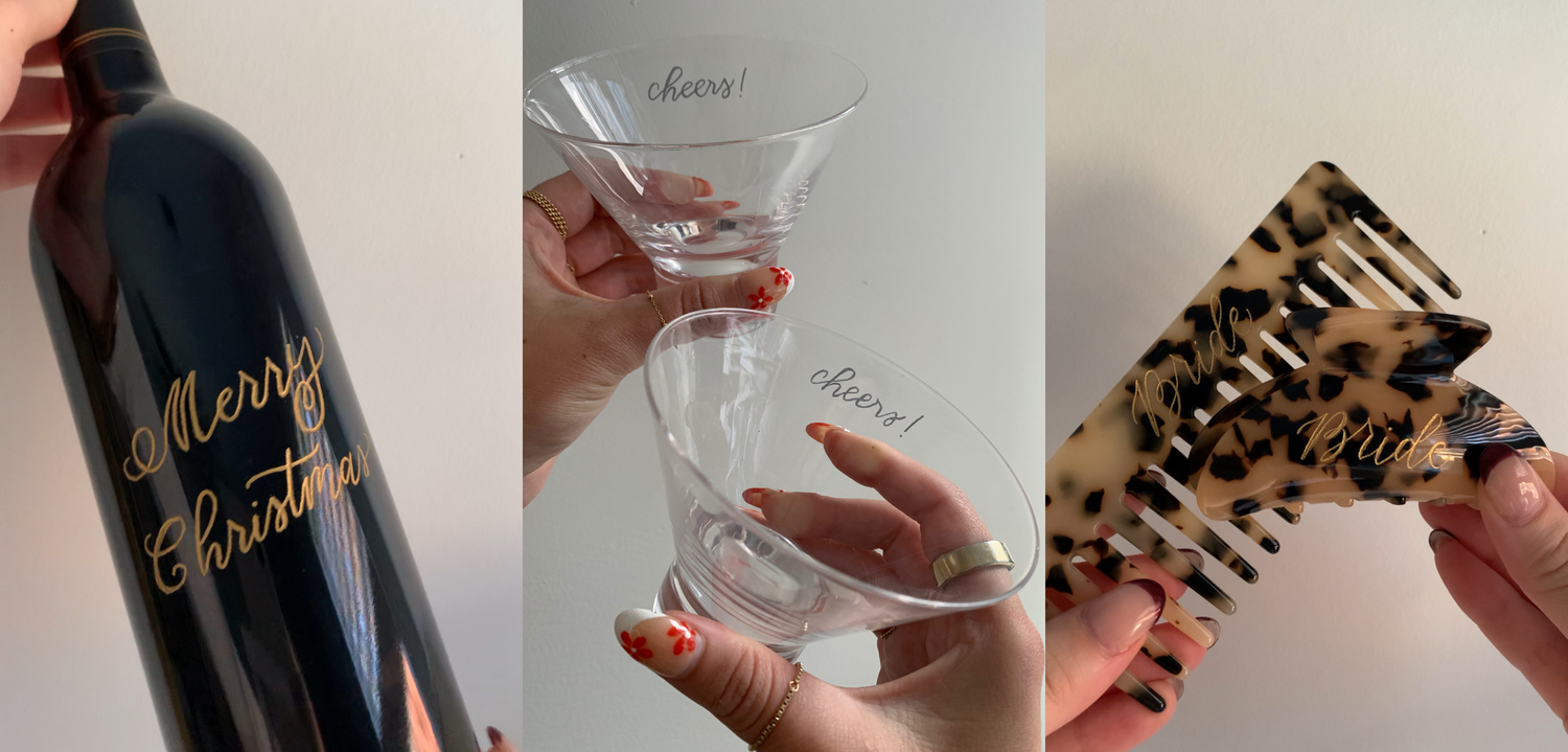 engraved items for on site personalization 