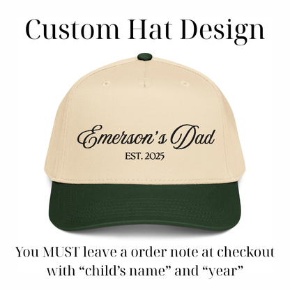 CUSTOM Dad Canvas Hat
