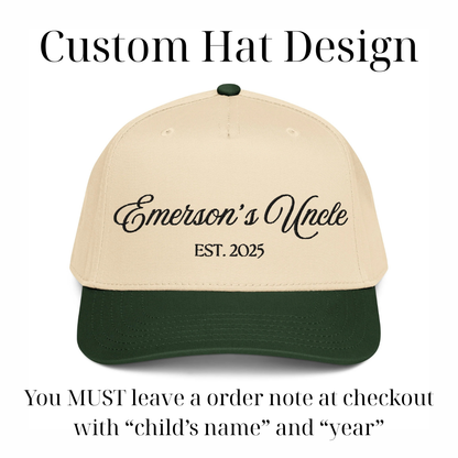CUSTOM Uncle Canvas Hat