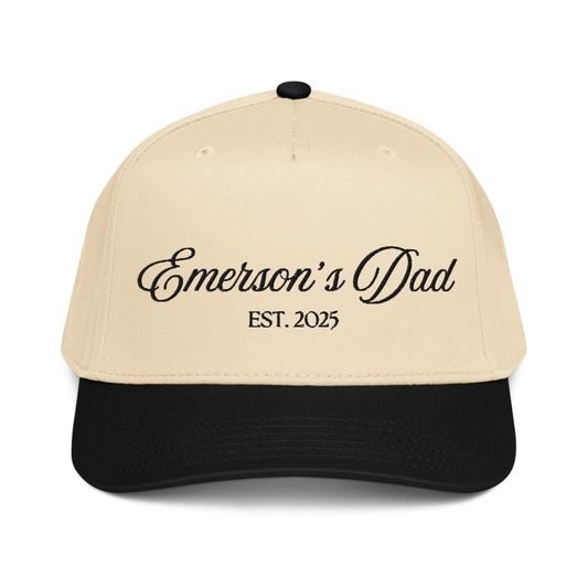 CUSTOM Dad Canvas Hat
