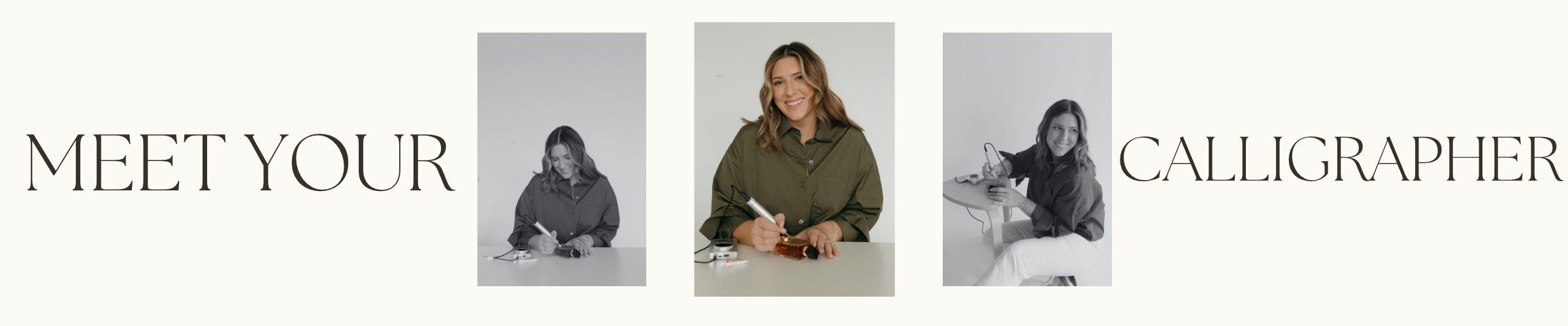 Meet your calligrapher - Paxton Dawson in Kansas City.