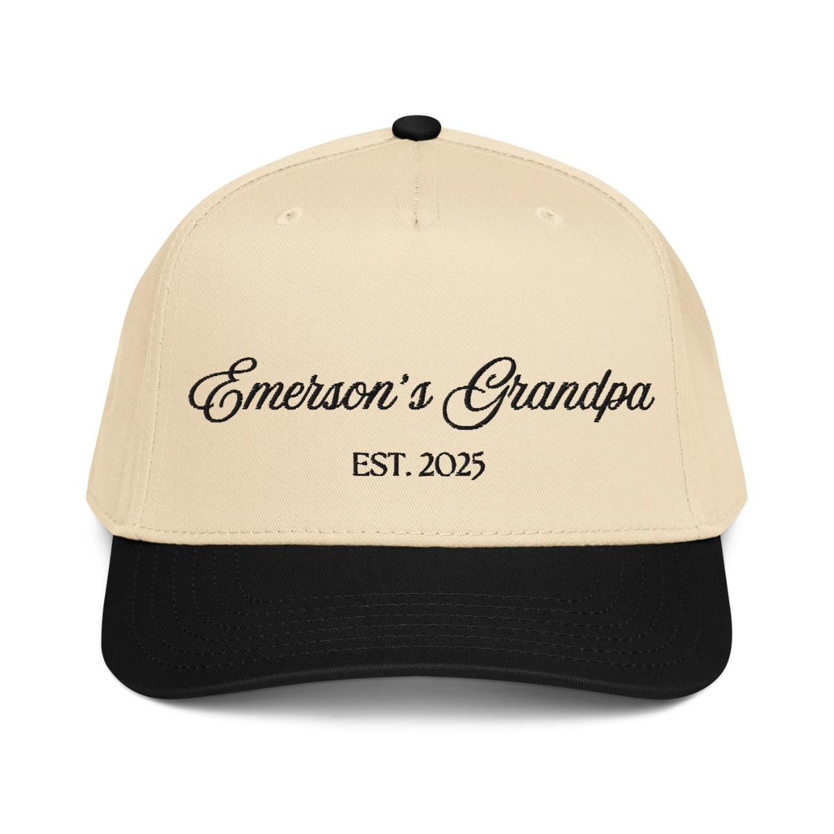 CUSTOM Grandpa Canvas Hat
