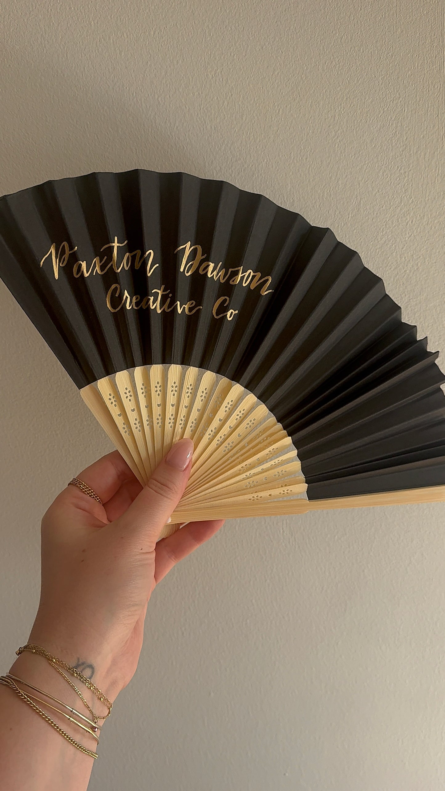 Wed KC Gala | Personalized Calligraphy Fans (Pre-Sale)