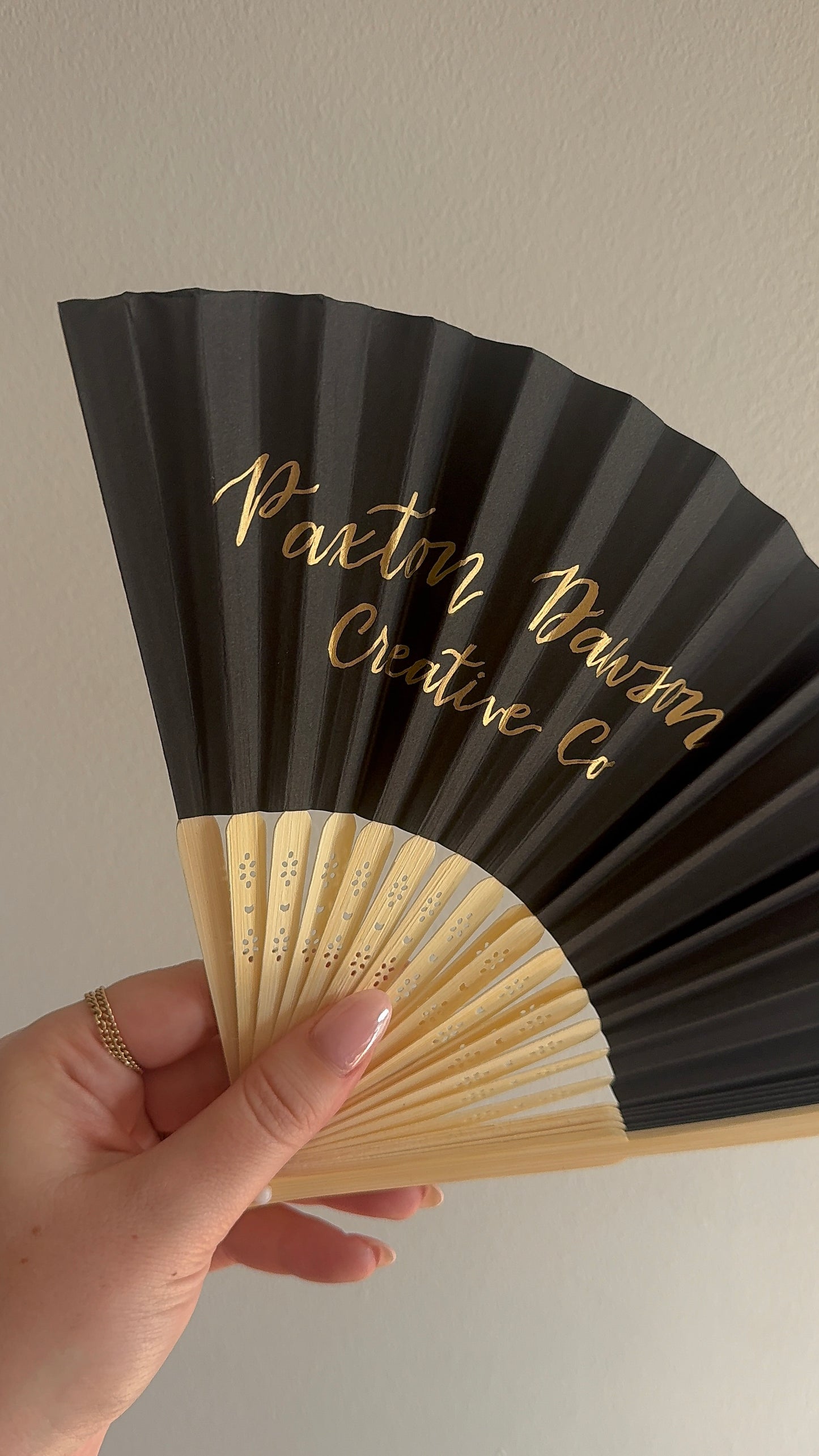 Wed KC Gala | Personalized Calligraphy Fans (Pre-Sale)