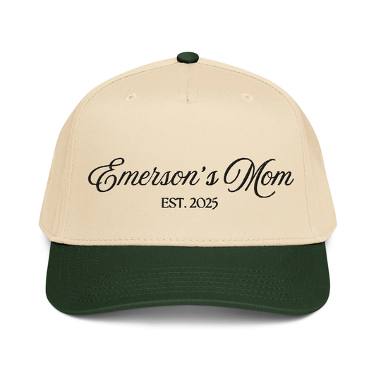 CUSTOM Mom Canvas Hat