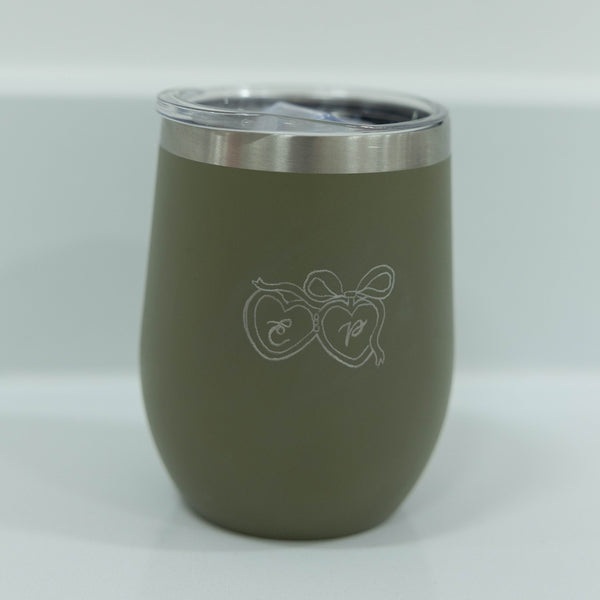custom engraved tumbler by paxton dawson creative co.