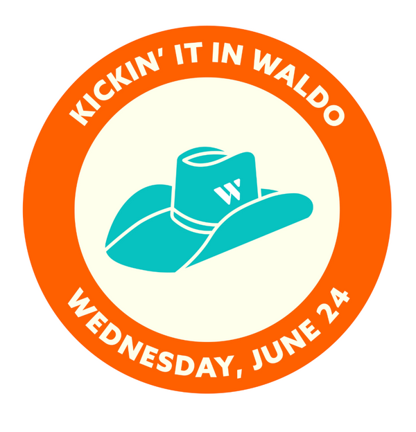 Kickin' it in Waldo | Bag Tag Personalization