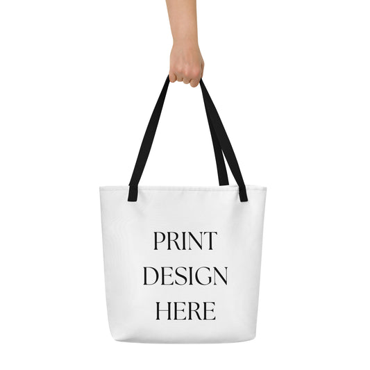 All-Over Print Large Tote Bag