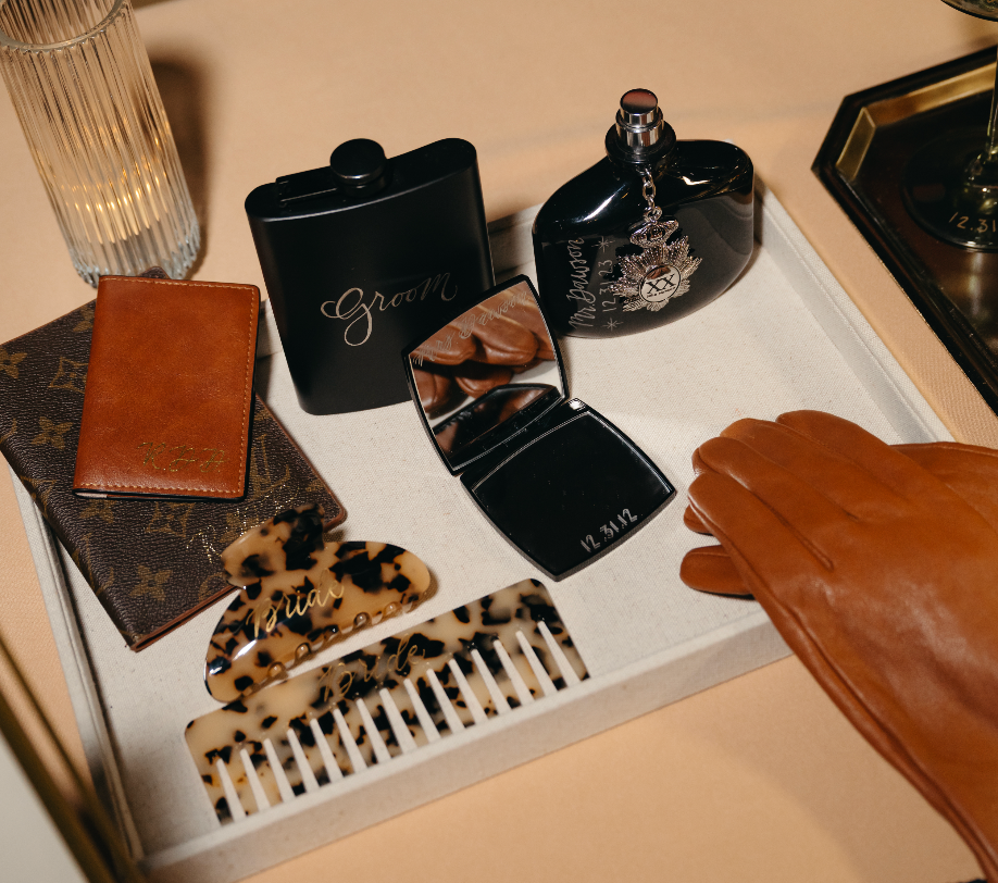 Personalized wedding gifts and keepsakes handcrafted by Paxton Dawson Creative Co. Kansas City