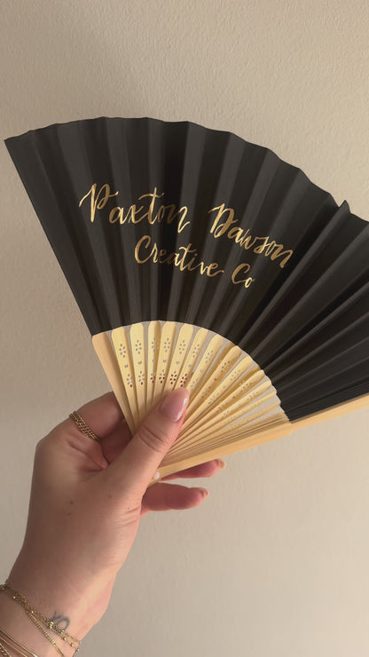 Wed KC Gala | Personalized Calligraphy Fans (Pre-Sale)