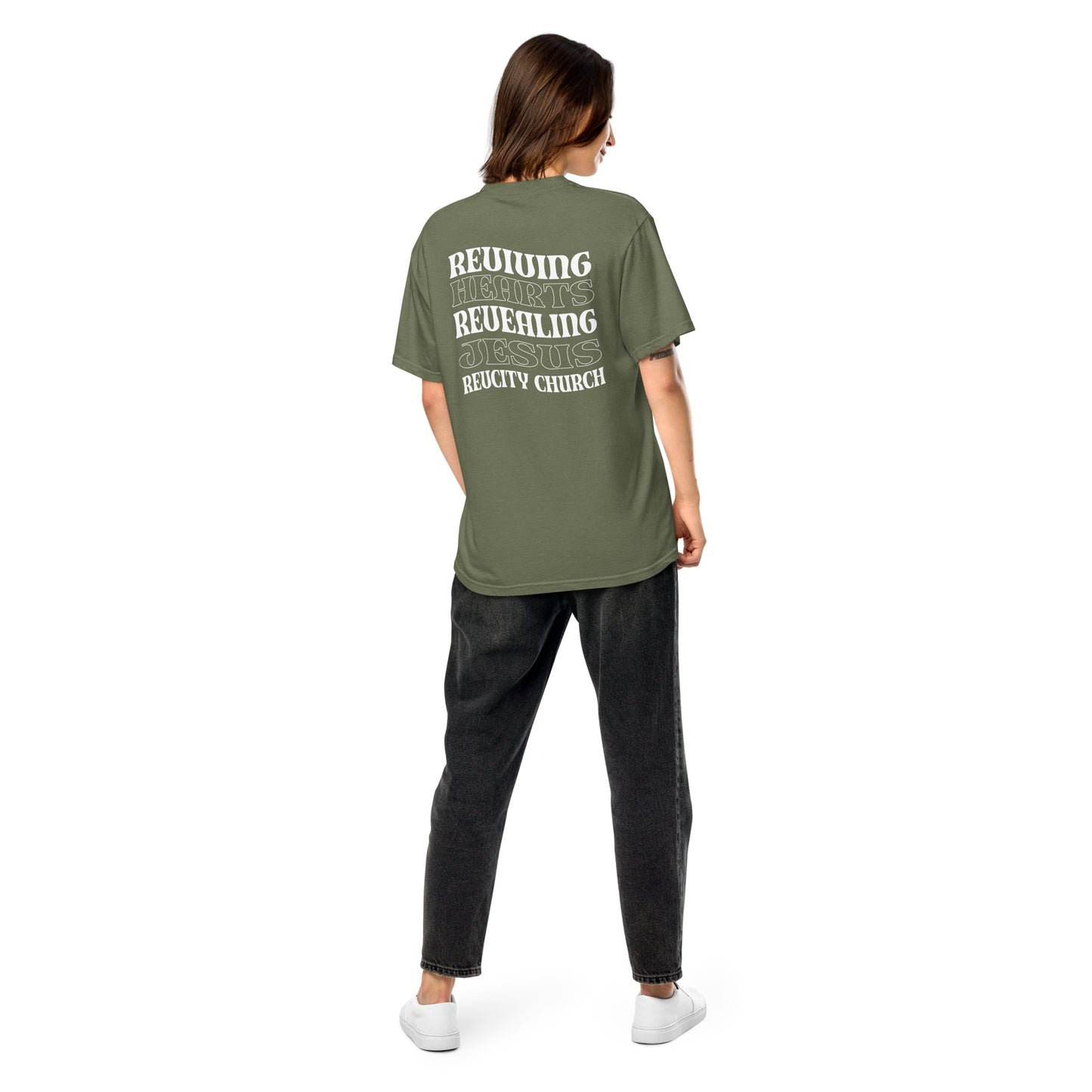 Reviving hearts, Revealing Jesus Comfort Colors Tee